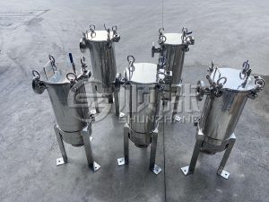 不锈钢袋式过滤器 304/316L食品卫生级袋式过滤器 工业液体过滤设备 温州顺涨机械
