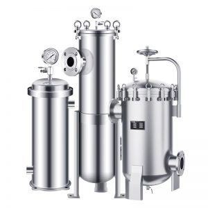 不锈钢精密过滤器 304/316L卫生级袋式过滤器 镜面抛光 工业水处理设备 温州顺涨机械